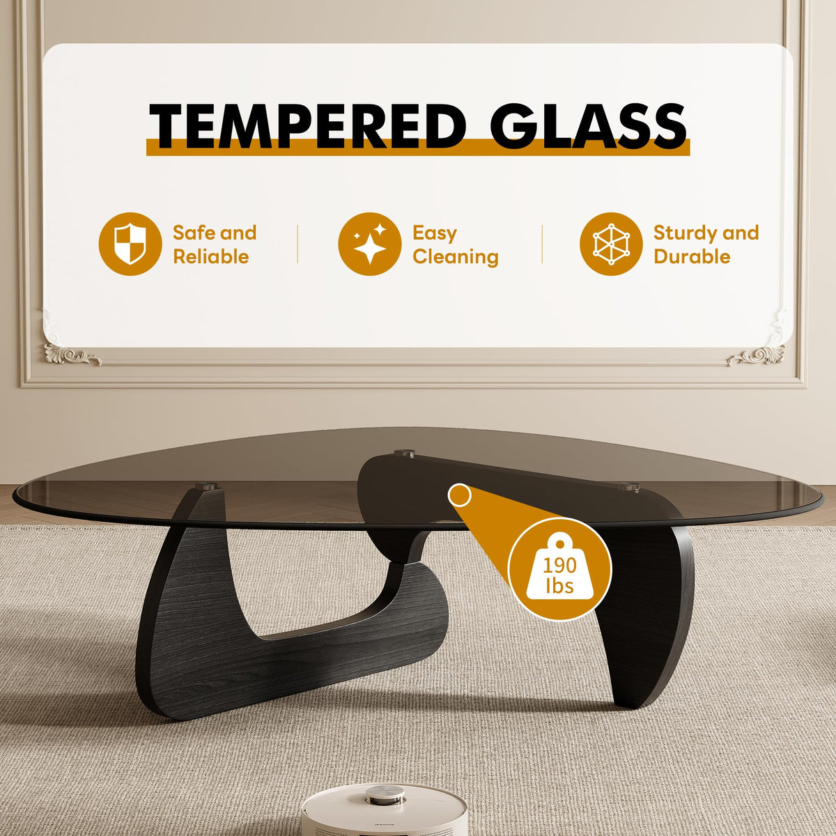 Mid Century Modern Triangle Coffee Table N695466
