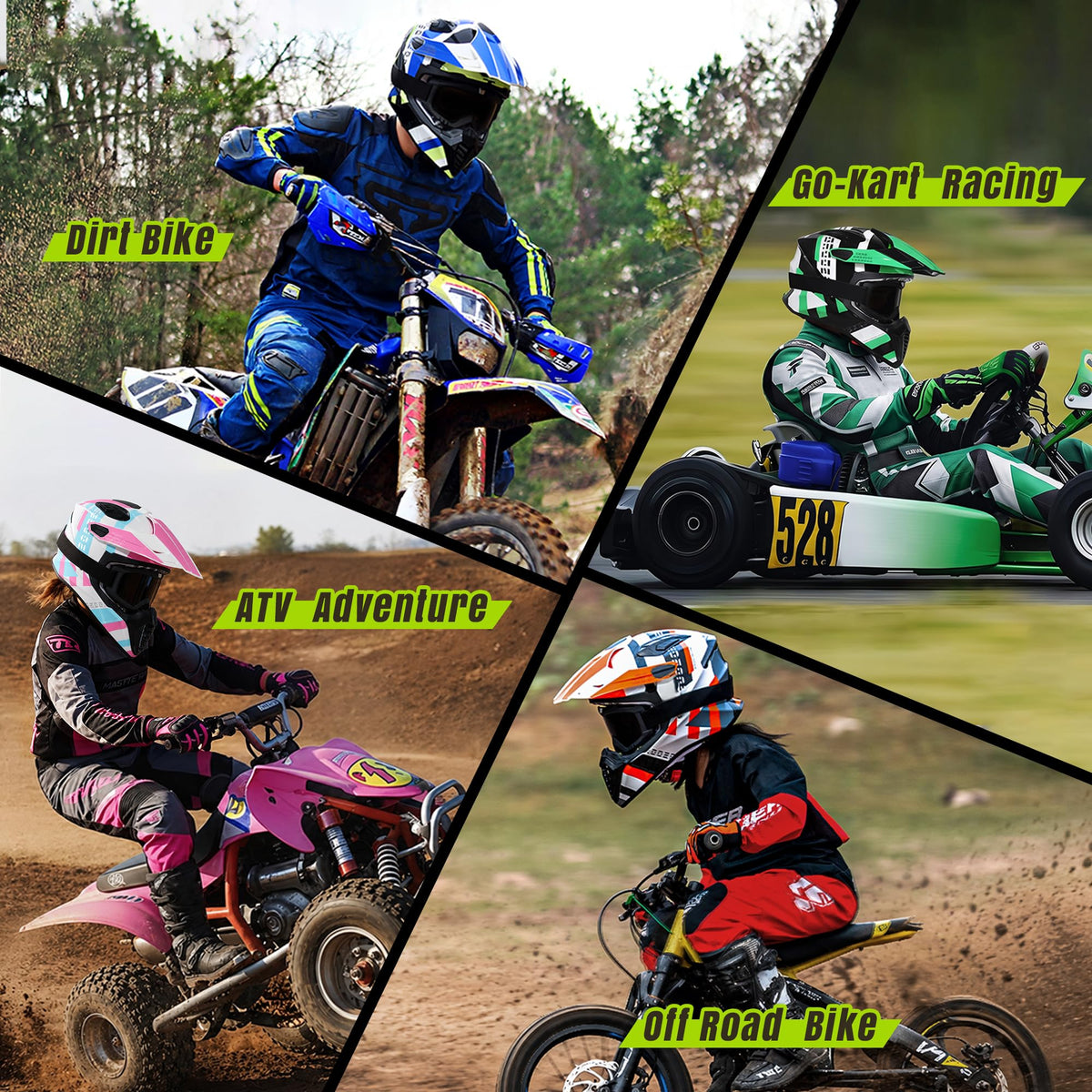 Youth Full Face Motocross Helmet B41205
