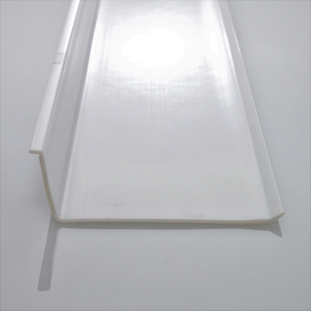 White Ribbed Acrylic Diffuser (L-Shaped, 24") U26971