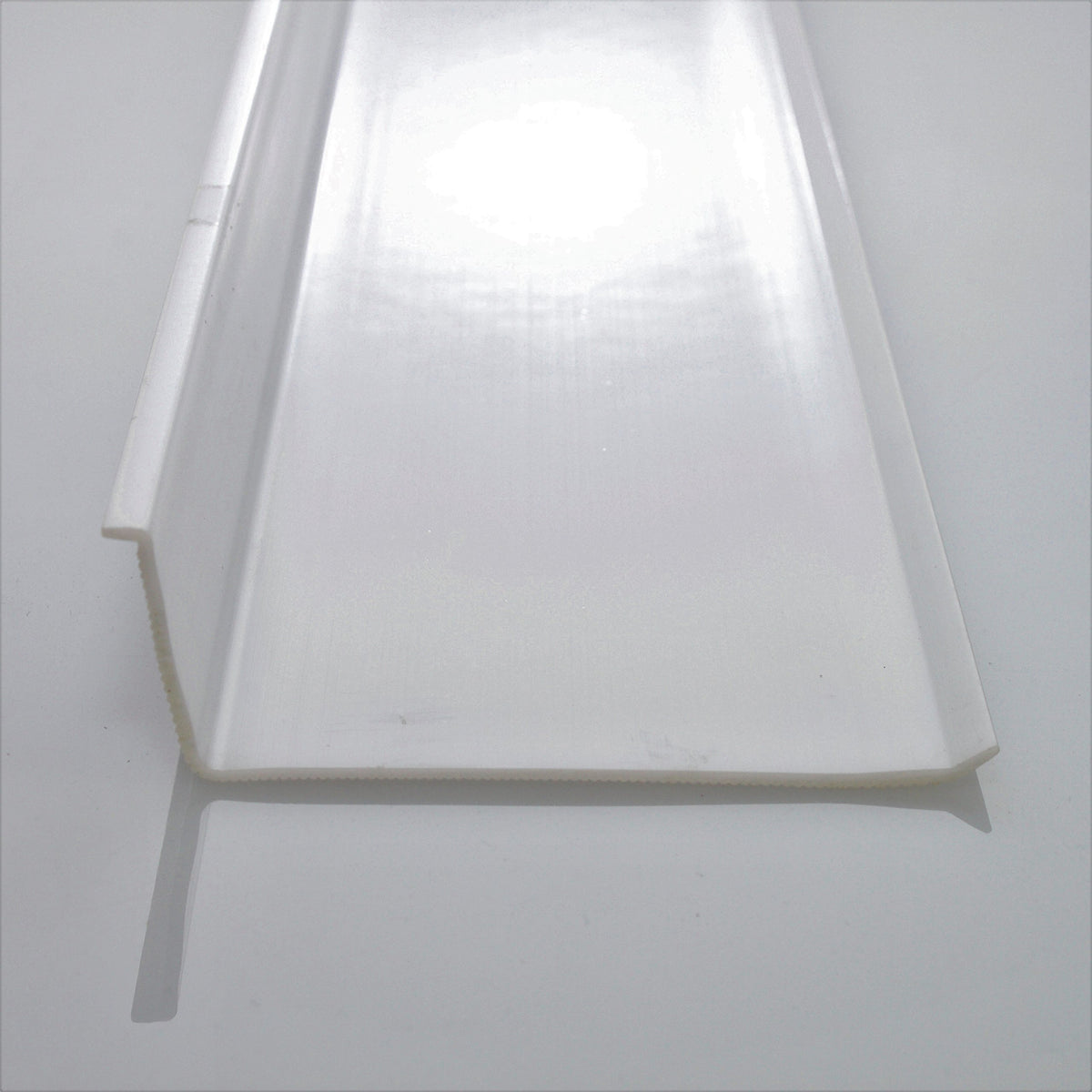 White Ribbed Acrylic Diffuser (L-Shaped, 24") U26971